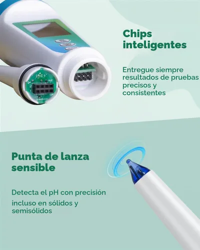 Vista 6 de Pawfly Medidor de pH digital para alimentos Probador de pH de alta precisión para masa madre y pan, medidor de pH de alimentos para fermentación