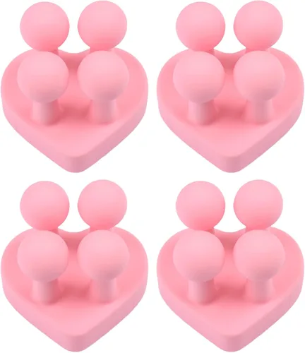 Vista 8 de 4 soportes para cepillos de dientes autoadhesivos impermeables de silicona, multifunción, montado en la pared, soporte para enchufe de un solo