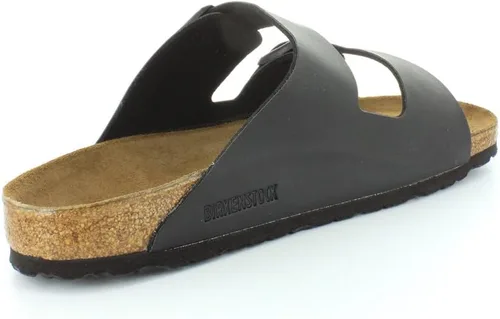 Vista 5 de Birkenstock Arizona - Sandalia unisex, cuero negro Birko-Flor, talla EE.UU. 39
