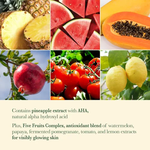 Vista 3 de Farm Rx Pineapple Plus Brightening Jelly Serum, iluminador, exfoliante, piel suave, rico en antioxidantes, vitaminas y minerales, ayuda