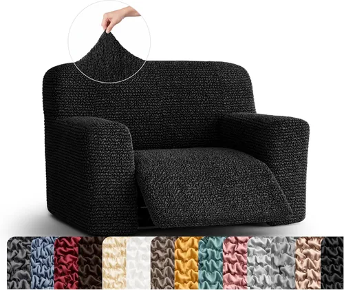 Vista 11 de PAULATO BY GA.I.CO. Funda para sillón reclinable, funda de ajuste suave, protector elástico de muebles reclinables de 1 pieza, tela hipoalergénica