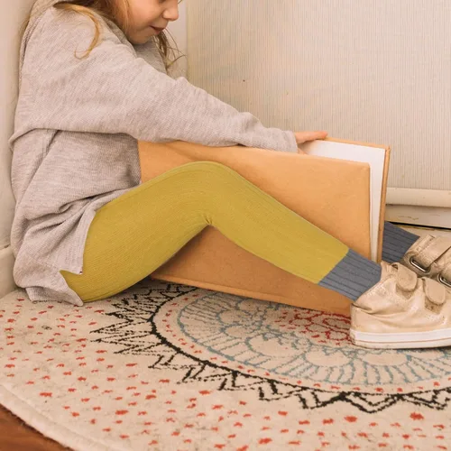 Vista 4 de BOOPH Pantalones de leggings ajustados sin pies para niñas de 1 a 8 años
