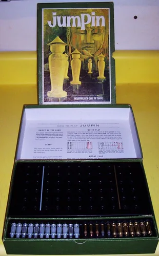 Vista 4 de Juego de estantería Vintage 3M Jumpin - El juego de peones 1964