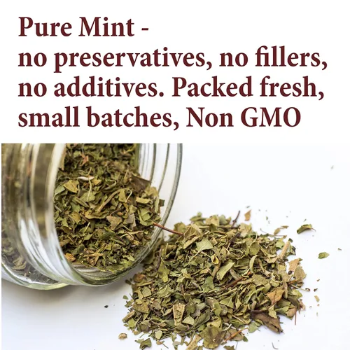 Vista 5 de The Spice Way Hojas de menta 2 oz, hojas de mejorana 2 oz y hojas de tomillo 4 oz