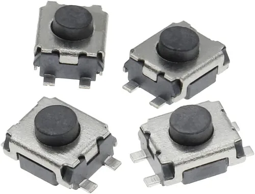 Vista 2 de GALSOR Micro Switch 100PCS/LOT 3 * 4 * 2 mm SMD Switch 4 Pin Touch Micro Switch Tact Push Button Switches 3x4x2H Mini Buttons