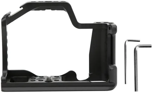 Vista 7 de Jaula de cámara para cámaras sin espejo M50/M5, jaula de expansión protectora de metal con soporte de mango de agarre, accesorios de expansión
