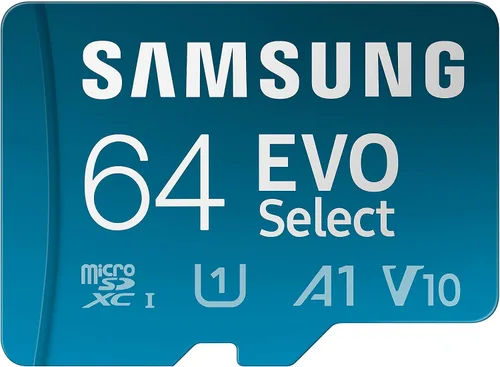 Vista 9 de SAMSUNG EVO Select Micro SD-Tarjeta de memoria + adaptador, 128 GB microSDXC 130 MB/s Full HD y 4K UHD, UHS-I, U3, A2, V30, almacenamiento ampliado