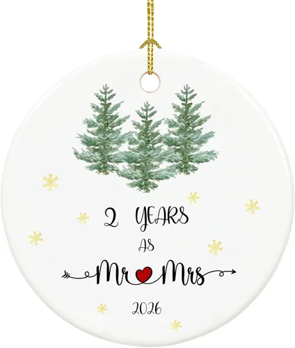 Vista 10 de 1 año de aniversario de papel 2025, primer aniversario, regalos para el señor y la señora para pareja, primer aniversario de boda para marido