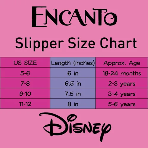 Vista 6 de DISNEY Pantuflas de princesa Encanto Cenicienta Ariel Jasmine Tianna para niñas, ligeras, cálidas, cómodas, suaves, Aline Girls (niños pequeños)