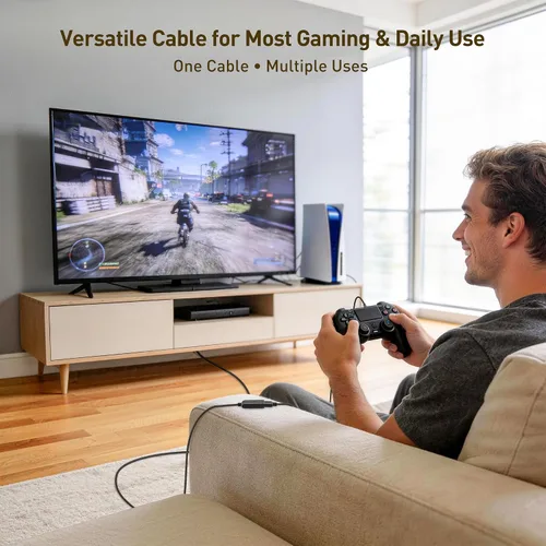 Vista 4 de Cable Matters Cable de extensión USB activo de 16.4 pies (cable extensor USB activo) para cámara web, sensor Oculus, HTC Vive Link Box, Xbox Kinect