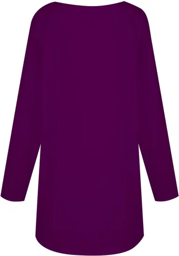 Vista 3 de FlekmanArt Atuendos de otoño para mujer con estampado de cuello redondo, sin botones, manga larga, cómodas, elegantes, sudaderas para ocultar