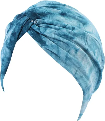 Vista 6 de Turbantes elásticos para mujer, gorro de quimioterapia, para cáncer