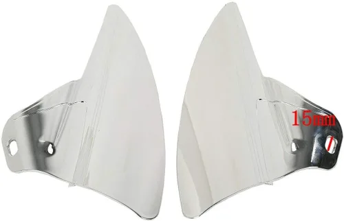 Vista 3 de TCMT Protector de sillín ABS cromado deflector de calor apto para Harley Touring Electra Glide Road Glide Road King Street Glide Trike Glide