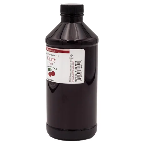 Vista 3 de LorAnn Cherry SS Flavor, botella de 16 onzas