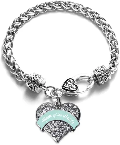 Vista 94 de Inspired Silver - Pulsera de plata con dije de corazón pavé con joyas de circonita cúbica