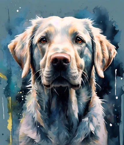Vista 8 de ZMHZMY Kits de pintura por números, Labrador Retriever DIY lienzo digital pintura al óleo regalo para niños, estudiantes, adultos principiantes