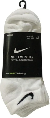 Vista 6 de Nike Everyday - Calcetines de entrenamiento de corte bajo acolchados 3 pares
