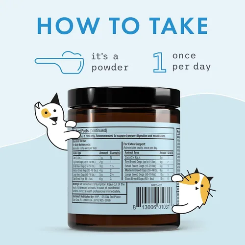Vista 6 de Suplemento dietario completo con probióticos del Dr. Mercola para mascotas, 3 oz