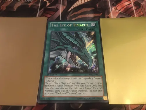 Vista 2 de YU-GI-OH! - Ojo de Timeo (DRLG-EN005) - Dragones de leyenda - 1ª edición - Secret Rare