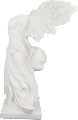 Vista 4 de Ebros - Estatua de la victoria de samotracia con alas grandes, 10.5 pulgadas de alto, figura de diosa griega romana Victoria, artefacto de ruina
