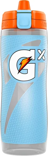 Vista 5 de Gatorade Paquete de botella de acero inoxidable Rookie de 12 onzas y botella exprimible Gx de 30 onzas