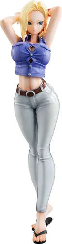 Vista 6 de Megahouse Dragon Ball DB Gals Android 18 Versión 3 Figura de PVC