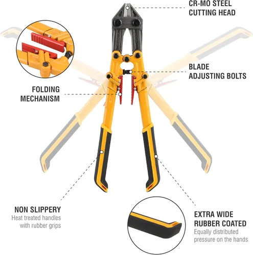 Vista 3 de Olympia Tools Cortador de pernos Power Grip, 39-114, 14 pulgadas