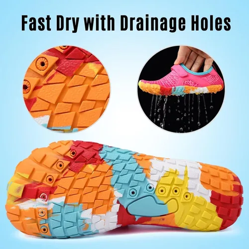 Vista 3 de Zapatos de agua para niños y niñas Cior, calzado acuático de secado rápido, ligeros, deportivos (niños pequeños y grandes)