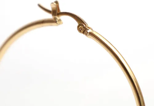 Vista 71 de Gempires - Aretes ligeros y gruesos, delicados y minimalistas, hipoalergénicos, chapados en oro, sin deslustre, diseño clásico, para uso diario