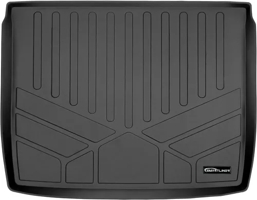 Vista 10 de SMARTLINER Alfombrillas de piso de 2 filas – Forro de carga superior detrás de la segunda fila para Mercedes-Benz AMG GLB 35 2021-2025