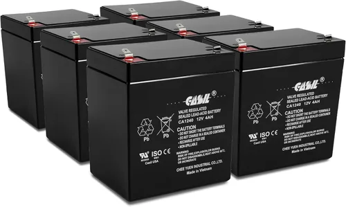 Vista 9 de Casil CA-1240 12V 4AH Solex BD124 alarma de respaldo DSC panel de seguridad reemplazar