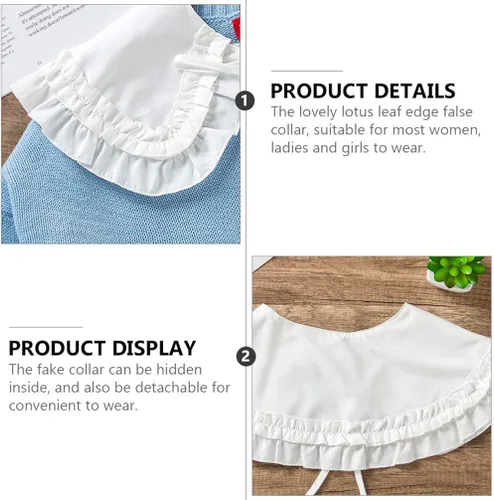 Vista 7 de PRETYZOOM - Collar falso para mujer, estilo casual, para mujer o niña