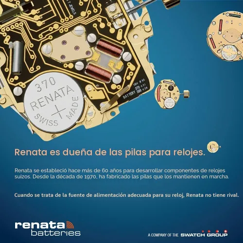 Vista 3 de Baterías de reloj Renata #364 10Pcs