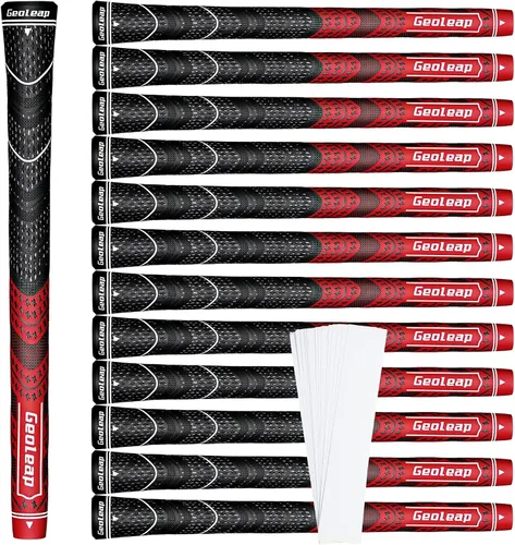 Vista 14 de Geoleap Golf Grips Set of 13- Grips with Tapes and Grips with All Repair Kits for Choice,Hybrid Golf Club Grips All Weather Contral, High Feedback &
