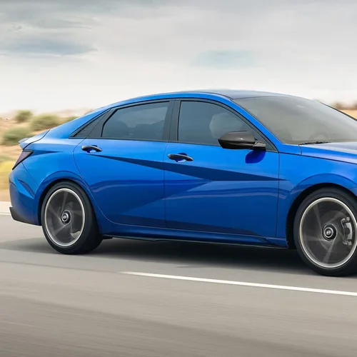 Vista 5 de 4 piezas compatibles con Hyundai Elantra 2025 2024 2023 2022 2021 Accesorios deportivos para manija de puerta exterior de automóvil - Negro brillante
