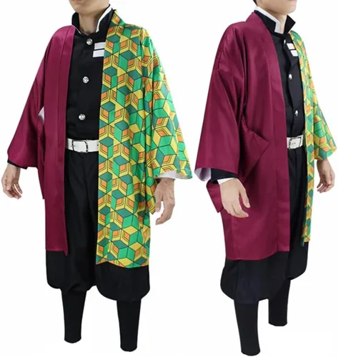 Vista 29 de Moalioi Anime Cosplay Costume Kimono Halloween Women Men's Set Accessories