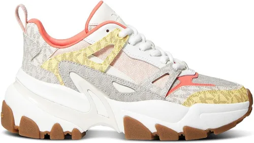 Vista 2 de Michael Kors Nick - Tenis deportivos de cuero con cordones para mujer