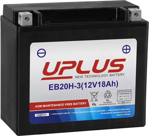 Vista 11 de YT7B-BS UPLUS - Batería para motocicleta EB7B-4, ATV, scooter, ATV AGM, sin mantenimiento, compatible con Yamaha CAN-AM Ducati Kawasaki Suzuki