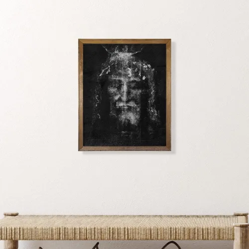 Vista 6 de Imágenes de Jesús para pared, póster impreso de la Sábana Santa de Turín, decoración de pared de fotos de Jesucristo, regalos religiosos cristianos