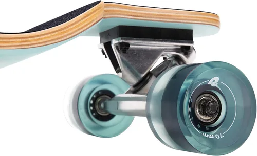 Vista 3 de Retrospec Tidal Drop Down Longboard - 41" Extra Wide Stable Deck, 9-Ply Canadian Maple, ABEC-9 Bearings, 85A PU Wheels, Reverse Kingpin Trucks for
