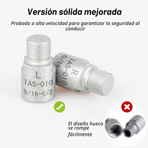Vista 5 de Hikenture Adaptador de pedal de bicicleta 9/16 "a 1/2" Pedales de bicicleta Acero al molibdeno cromado (par)