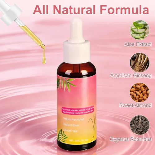 Vista 3 de Aceite natural de depilación - Inhibidor eficaz del crecimiento del cabello y tratamiento hidratante de la piel para todo tipo de piel, 2.1 fl oz
