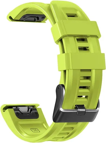 Vista 10 de REYDA Correa de silicona compatible con Garmin Fenix 7X/7X Pro/6X/6X Pro/5X/5X Plus/3/3 HR, 1.024 in, ajuste rápido, pulsera de silicona suave