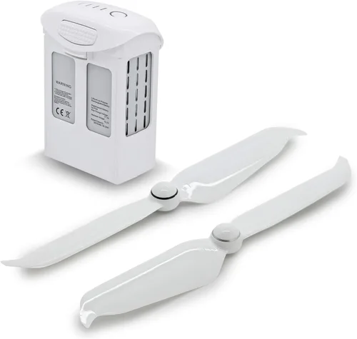 Vista 6 de 2 pares de hélices ExpertPower 9455S para drones DJI Phantom serie 4 Hoja autoapretable, de bajo ruido, liberación rápida (4 piezas)