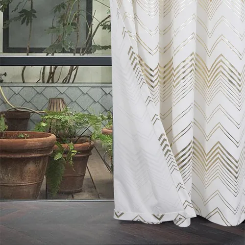 Vista 15 de always4u Cortinas de terciopelo suave de 108 pulgadas de largo con estampado de papel de aluminio de lujo, cortinas de dormitorio de eficiencia