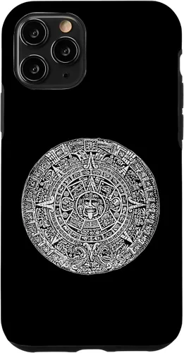 Vista 29 de Aztec Calendar Sun Stone Mexican Mayan Calendario Azteca Case for iPhone 17