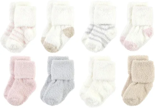 Vista 85 de Hudson Baby - Calcetines de algodón para bebés recién nacidos y Terry para niñas bebés