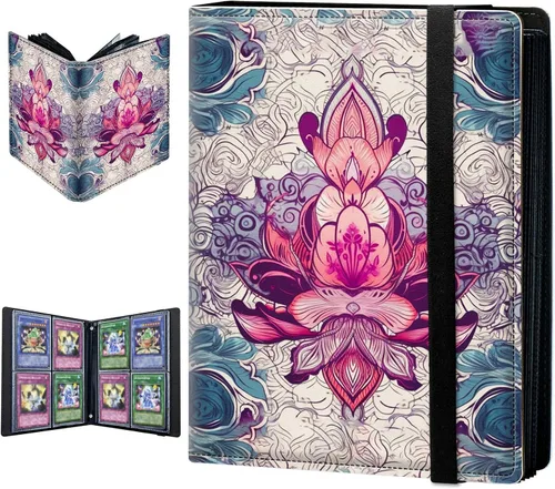 Vista 34 de Carpeta para tarjetas intercambiables, 4 bolsillos para tarjetas intercambiables, 160 bolsillos de doble cara, funda para tarjetas