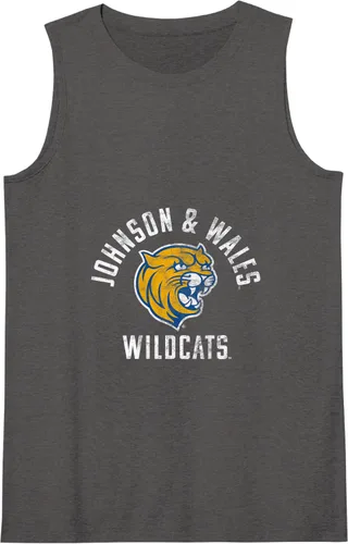Vista 4 de Johnson and Wales University JWU Wildcats - Camiseta sin mangas grande, Negro