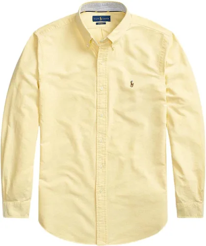 Vista 10 de POLO RALPH LAUREN Men's Classic Fit Plaid Oxford Shirt Blanco básico